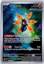 Iron Moth Holo Illustration Rare SV04: Paradox Rift 187/182 NM on eBay
