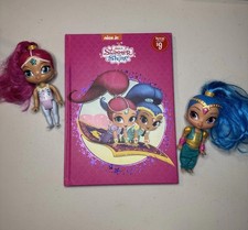 Shimmer  Shine Dolls Lot  Hardcover Book Nick Jr Genie Toys Mattel