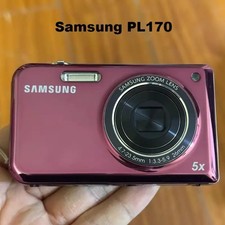 Samsung PL170 16.1MP 5x Optical Zoom Dual Screen LCD Selfie Digital Camera