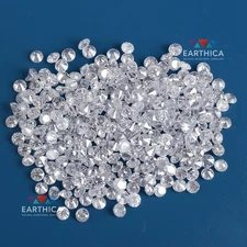 Certified CVD Lab Grown Loose Diamond Lot 3.50 MM Round, D Color ,IF Clarity