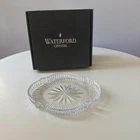 Vintage Waterford Crystal 8" Scalloped Accent Tray Ireland Old Mark w/ Box