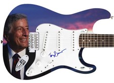 Tony Bennett Signed Autographed Guitar ACOA