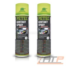 PETEC 2x 500ml KONTAKTSPRAY ELECTRONIC ELEKTRONIKSPRAY KONTAKTREINIGER