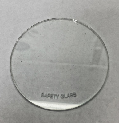 Laminated Safety Glass Lenses 2 5/8'' OD, 1/8'' Thick (2 lenses)
