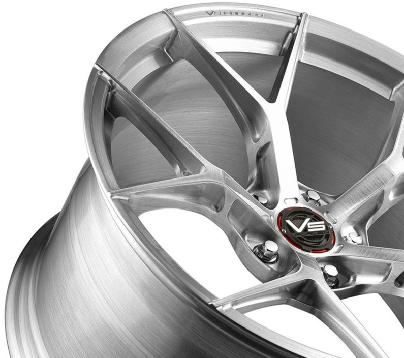 20'' VERTINI VF02 BRUSHED CLEAR FORGED STAGGERED CONCAVE WHEEL FOR AUDI R8