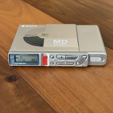 Sony MD Walkman MZ-R37 MiniDisc Recorder Mega Bass AVLS Tested Working