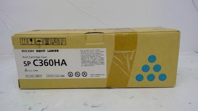 Genuine Ricoh SP C360HA Cyan High Yield Toner Cartridge 408177