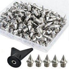 200 PCS 1/4 In Stainless Steel Track Cross Country Spikes Wrench Replacement