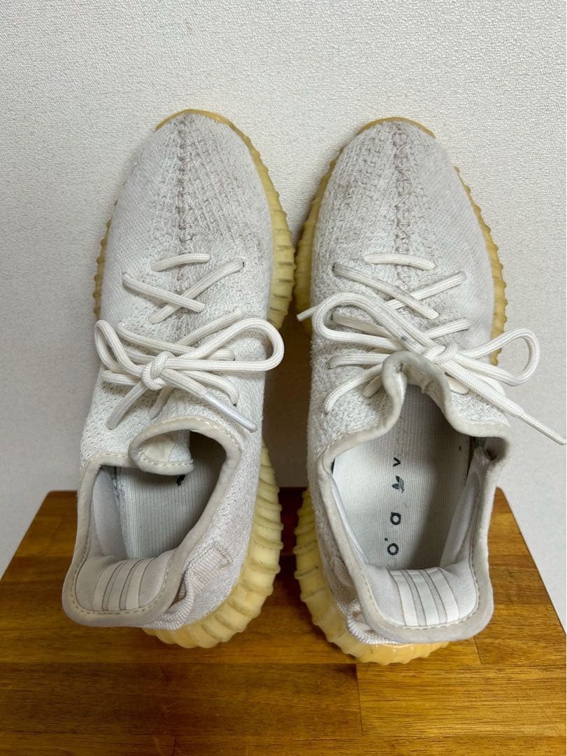 adidas Yeezy Boost 350 White Men's Sneakers 26.0 Low Lace Unisex thumbnail 3