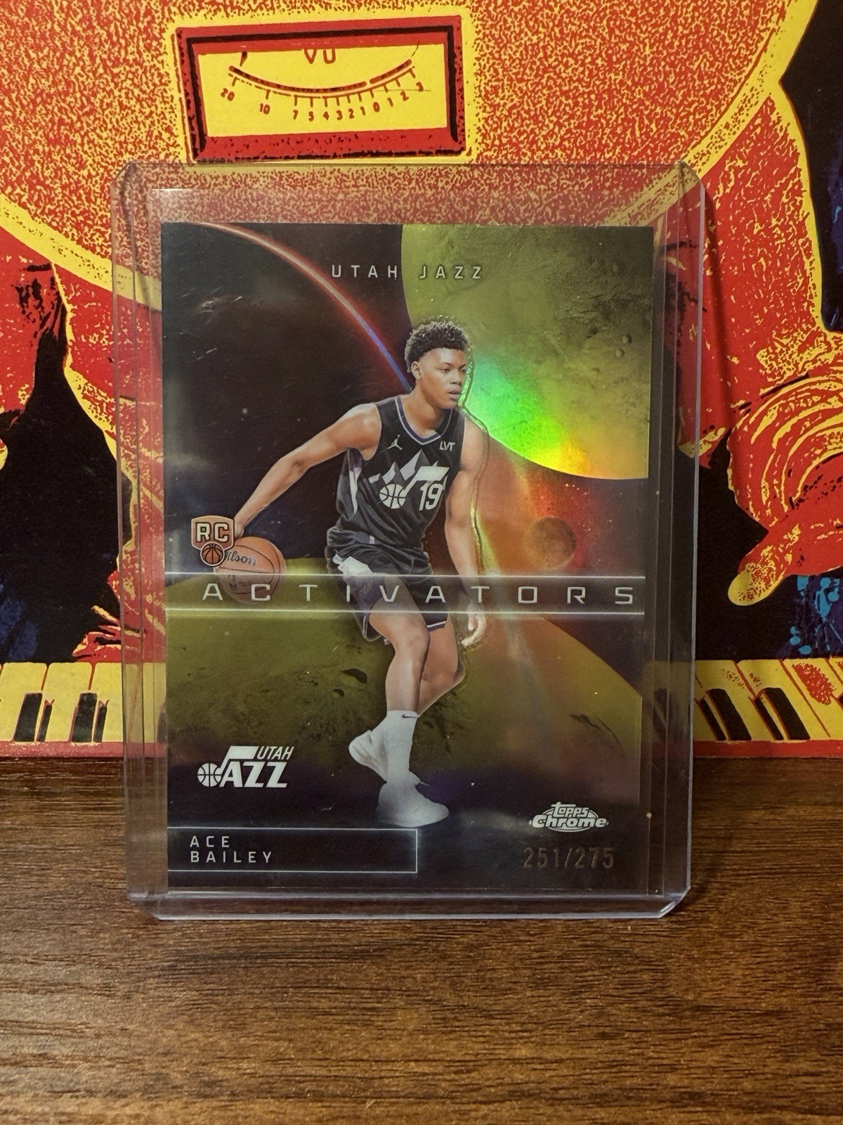 Ace Bailey 2025 Topps Chrome #AC-15 Yellow Refractor Activators Rookie RC /275