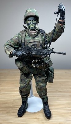Dragon DID 1:6 US Army Ranger M60 Gunner Custom Painted Full Gear Action Figure
