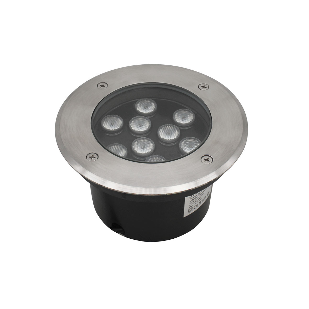 Faretto LED Calpestabile da incasso a pavimento 9W 220V IP65 per esterno SILAMP
