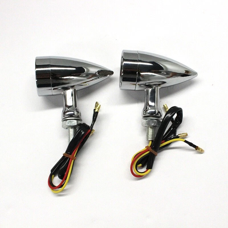 Bullet Motorcycle Amber LED Turn Signal Tail Light For Harley Sportster 1200 883 Foto 4 de 4