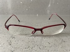 Silhouette Eyeglasses Frames Only SPX 1517 10 6080 51-15-130 Titan Austria red