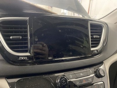 Info-GPS-TV Screen Display Front Dash Silver Bezel Fits 21-25 PACIFICA 1027093