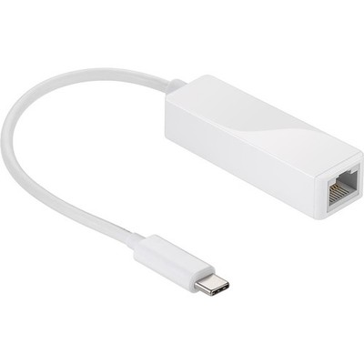Wentronic 66255 USB-C RJ-45 Weiß Schnittstellenkabeladapter