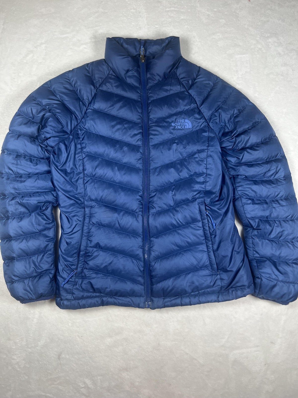 The North Face Jacket Womens Small Blue 550 Down Puffer Quilted Zip NF0A33M2