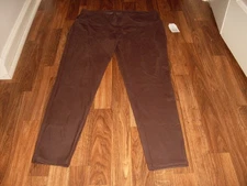 WOMENS TIME AND TRU SKINNY FAUX LEATHER LEGGING PULL ON PANTS SIZE XXXL (22) NWT