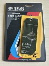 Fightertags Aircraft Tags Lockheed F-104G Starfighter Tag #014