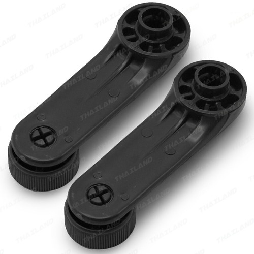 For Toyota Corolla KE30 35 TE47 KE70 1974 80 Pair Black Windows Crank Handle - Picture 6 of 8