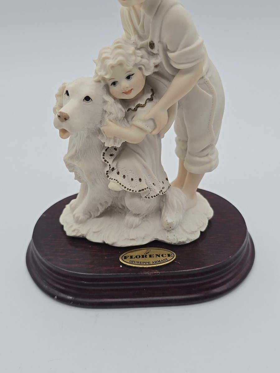 陶器子供置物作家イタリア floner ce Giuseppe armani 陶器子供置物