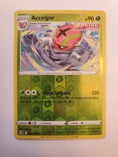 ACCELGOR 014/264 Fusion Strike Pokemon 2021 Rare Reverse Holo - NMT - Free S/H