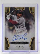 GABRIEL MORENO 2024 TOPPS FIVE STAR BASEBALL AUTOGRAPH #FSA-GMO AUTO