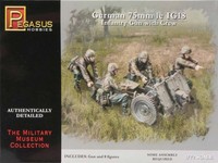 Pegasus 7510 1/72 German Ig-18 Gun & Crew Military Figures Plastic Model on sale Pegasus 7510 1/72 German Ig-18 Gun & Crew Military Figures Plastic Model on sale