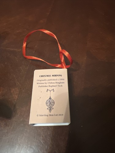Mini Book Ornament Christmas Morning Marvling Bros Written By Clifton B - Picture 2 of 5