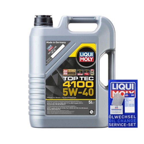 BOSCH Inspektionspaket 7 L Liqui Moly Top Tec 4100 5W-40 für Skoda Fabia I - Bild 3 von 12