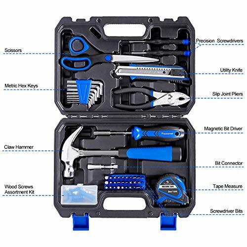 49-Pcs Tool Kit, PROSTORMER Household Repair Tool Set with Tool Box Storage Case - Bild 1 von 7
