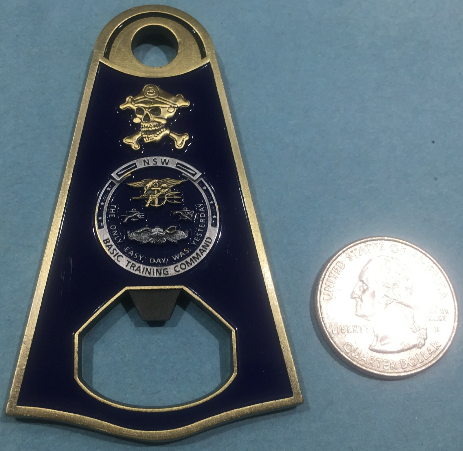 NAVAL SPECIAL WARFARE SEAL SWCC CHIEF CPO CHALLENGE COIN BASIC TRAINING COMMAND