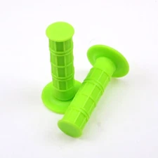 Green Motorcycle Hand Grips Handlebar for Kawasaki KLX110 YAMAHA TTR110 CRF50
