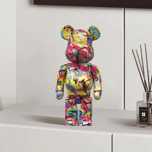 Figurine Animal Bear Multicolor Smooth Modern Resin Medium Free Stand Home Decor - Picture 31 of 35