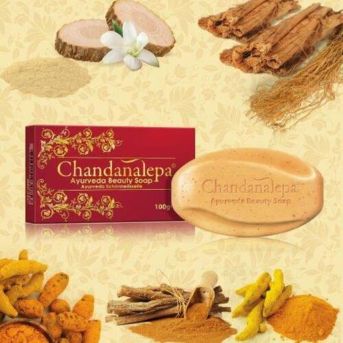 Ayurveda Herbal Soap | Sri Lanka Chandanalepa Beauty Body - Afbeelding 1 van 8