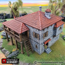 Port Tavern by Printable Scenery, 3D Printed Tabletop RPG Scenery Wargame