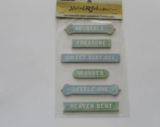 Creative Imaginations Marah Johnson Decorative Adhesive Chipboard