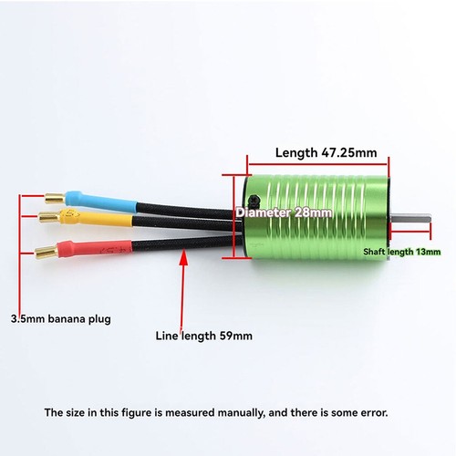 Modification Upgrade 2847 Brush-less Motor 4000KV Accessories for RC Model Cars - Picture 9 of 9