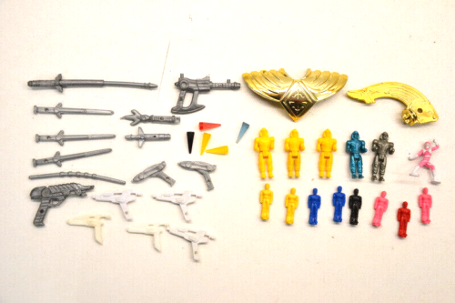 Powerranger Figur Zubehör Micro Mini Power Rangers Waffen Kristall Konvolut Set - Bild 1 von 7
