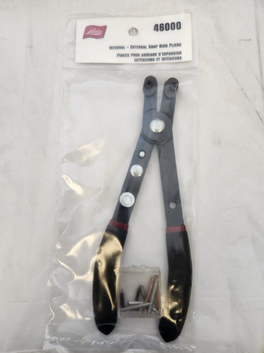 Lisle Tools 46000 Internal External Snap Ring Pliers FREE