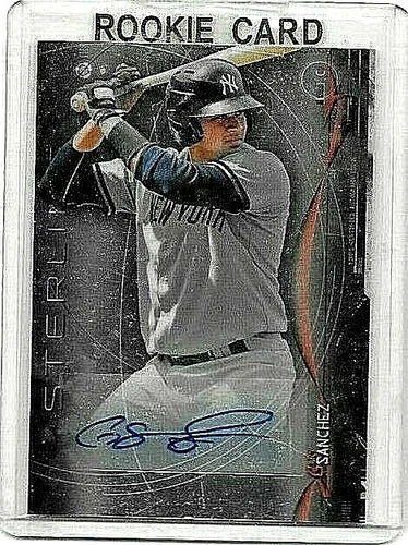 GARY SANCHEZ 2014 BOWMAN STERLING CERTIFIED AUTOGRAPH -  ROOKIE