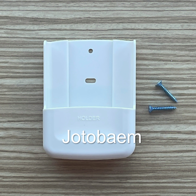 E-outstanding Remote Control Rack Holder White Wall-Mounted Organizer Self Adhesive Media Storage Box Case For Air Conditioner Controller