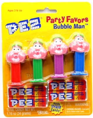 PEZ クリスタルバブルマン 5体セット Crystal Bubbleman PEZ