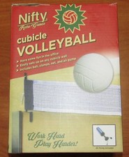 NEW NIFTY RETRO GAMES CUBICLE VOLLEYBALL SET
