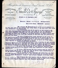 AVIGNON (84) CARREAUX en Ciment / CARRELAGE de luxe "Emile de SPEYR" en 1907