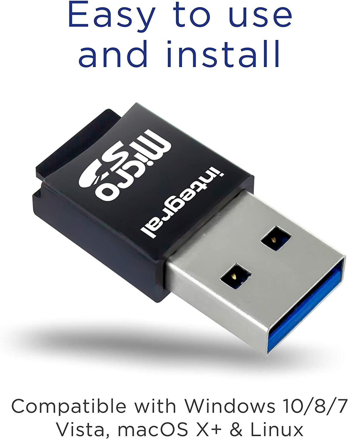 Integral Micro SD USB3.0 Memory Card Reader Adapter Up to 180MB/s