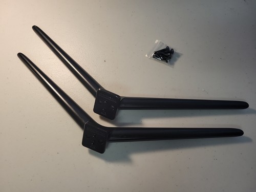 TCL 75S431 75S434 75S435 TV STAND LEGS WITH SCREWS USED 68-640250-0ZA