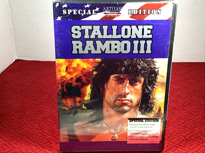 Rambo III DVD. Widescreen & Full screen. New. Fast Shipping.