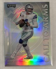 Dak Prescott 2020 Playoff Call To Arms Silver PRIZM SP Cowboys CA-4