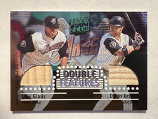 2002 Donruss Best Fan Club Double Features Lumber #DF5 Troy Glaus Darin Erstad